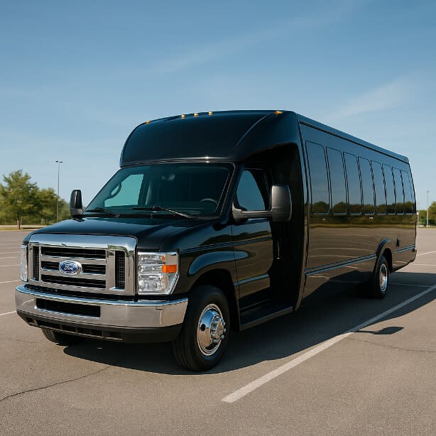 Midland Shuttle Bus Rentals 18 Passenger Shuttle Bus