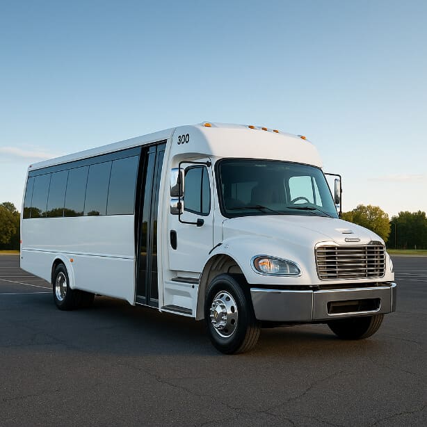 Midland Shuttle Bus Rentals 25 Passenger Shuttle Bus