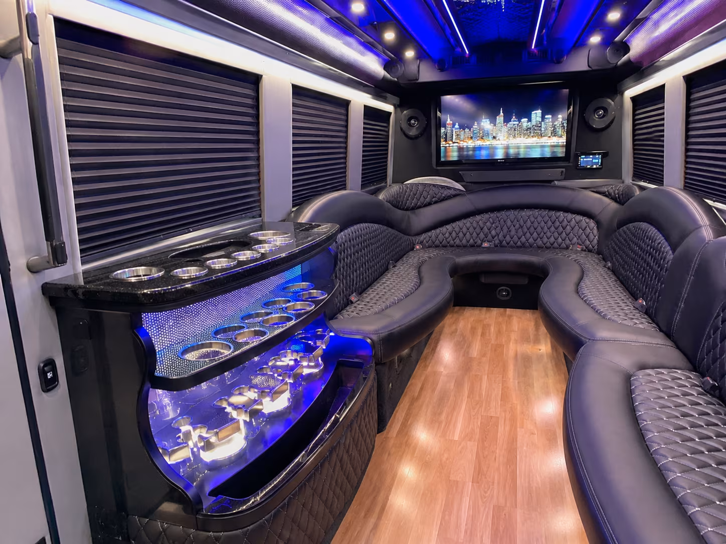 hit every photo stop in your midland party bus before the dance