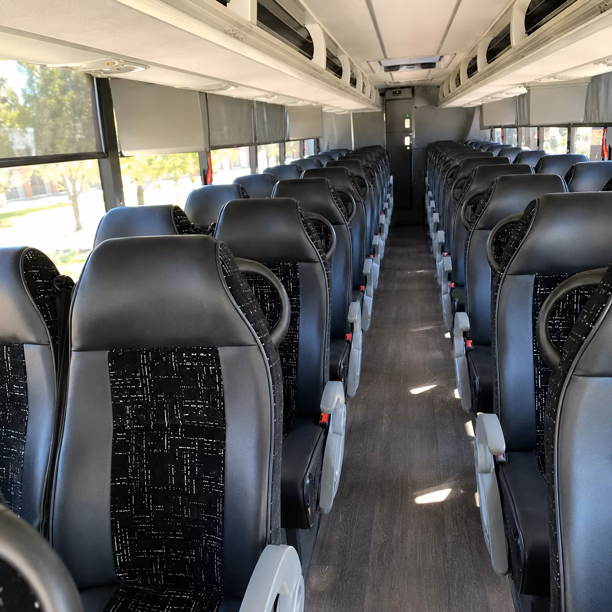 midland charter bus services interior