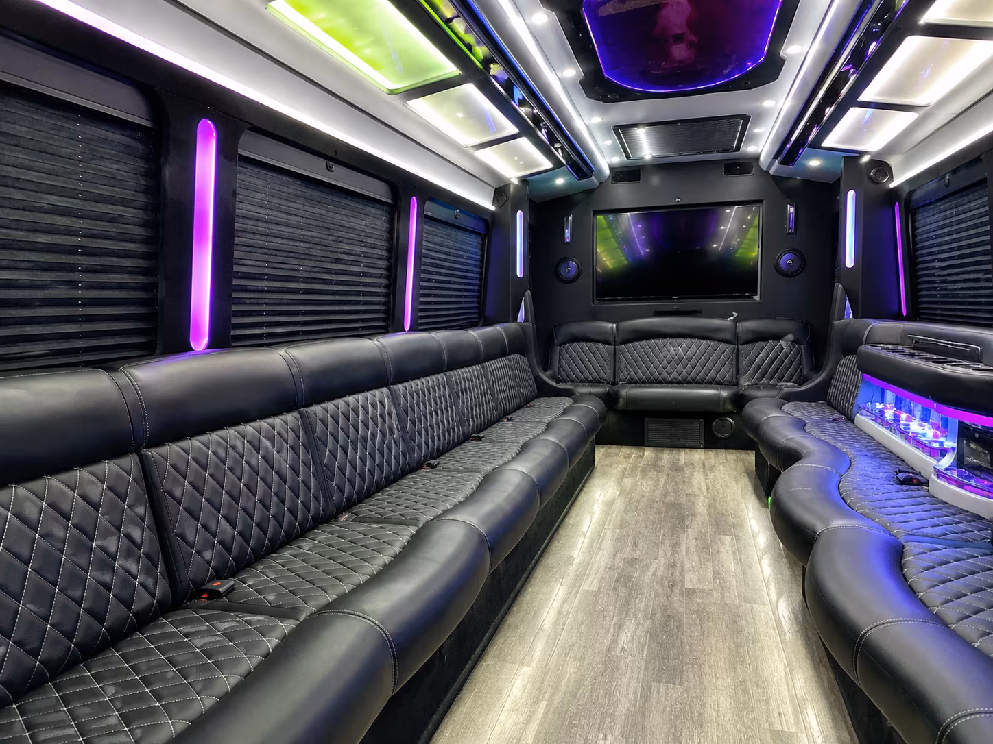 midland corporate retreat shuttle bus rentals